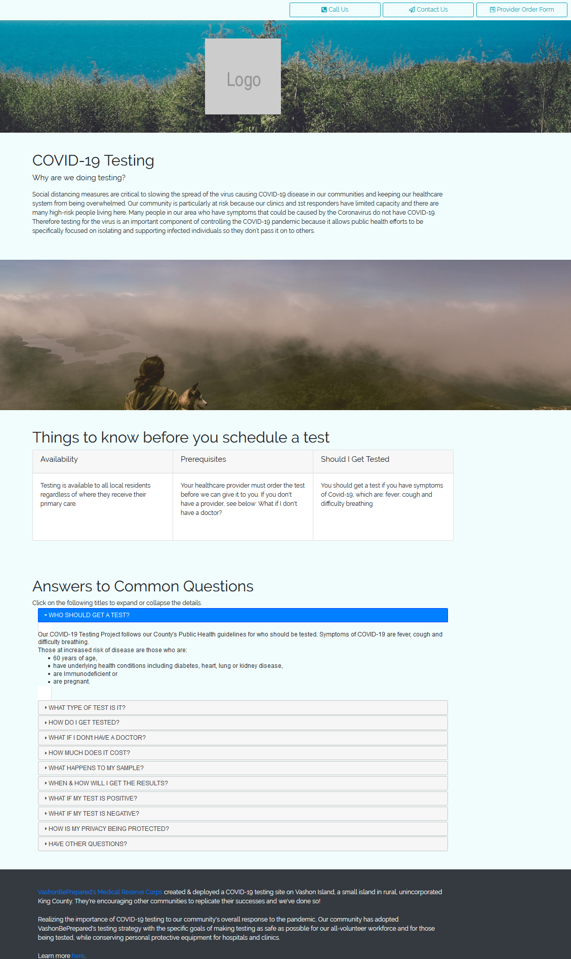 Webpage Template from EOC Online